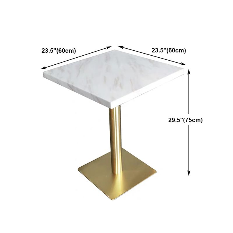 Metal Industrial Pedestal Dining Table Marble Top Table for Dining Room Clearhalo ' dining_table' 'Dining Tables & Seating' 'Dining Tables' 'furn' 'furn_dining_table' 'Furniture' 'furniture_dining_table' 'Kitchen & Dining Furniture' 'kitchen&dining_furn' 'kitchen' 'kitchen_dining_table' 1200x1200_802d5699-1287-446f-9de0-a0f4fa4a8efe