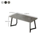 Rectangular Shaped Office Table Stone Writing Desk in Grey/White/Black Clearhalo 'furn' 'furn_office_desk' 'Furniture' 'Office Desks' 'Office Furniture' 'office_desk' 1200x1200_802db18a-9ad5-4c11-8da9-dd34a2afb3ec