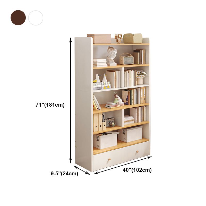 Modern Style Bookcase Engineer Wood Standard Bookshelf for Home Office Clearhalo 'Bookcases' 'furn' 'furn_bookcases' 'Furniture' 'furniture_bookcases' 'Office Furniture' 1200x1200_80365f9d-e716-44a2-aca4-dd34a9f0cff5