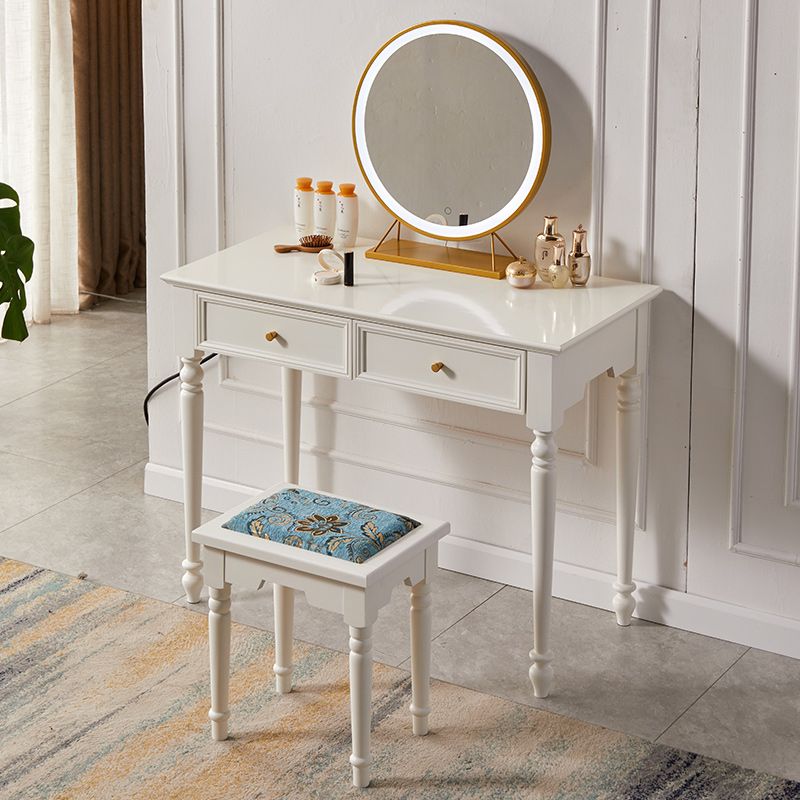 17.72 "brede ijdelheidsset met laden massief houten make-up ijdelheid