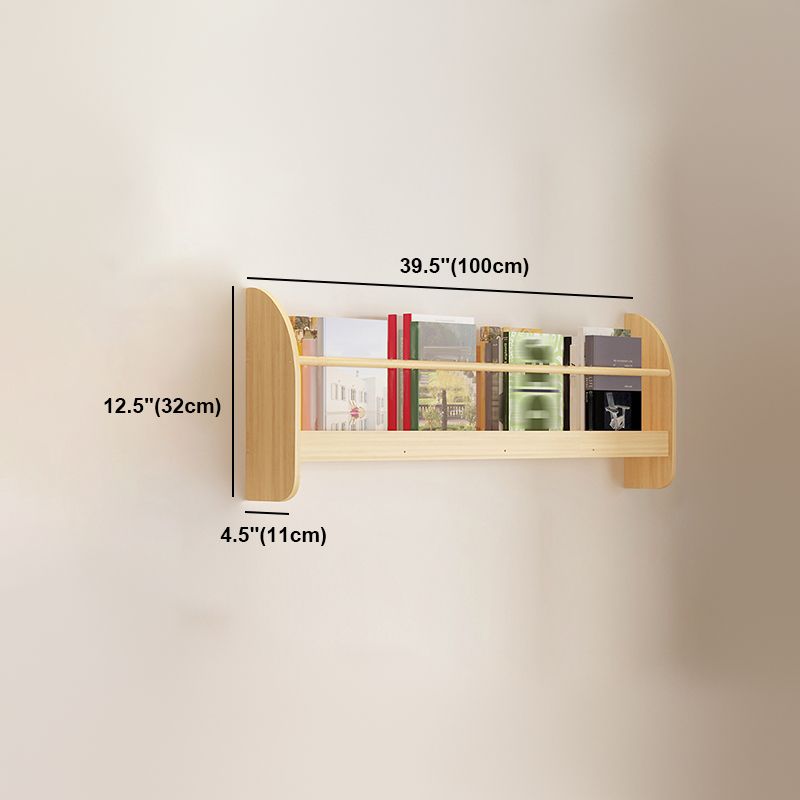 Contemporary Style Bookshelf Wall Mounted Horizontal Bookcase for Home Office Clearhalo 'Bookcases' 'furn' 'furn_bookcases' 'Furniture' 'furniture_bookcases' 'kitchen' 'kitchen_bookcases' 'Living Room Furniture' 'Office Furniture' 1200x1200_803958e7-2e0e-43de-9350-de8764fd5ab2