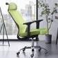 Chaise de bureau verte moderne, siège réglable en hauteur, avec roulettes