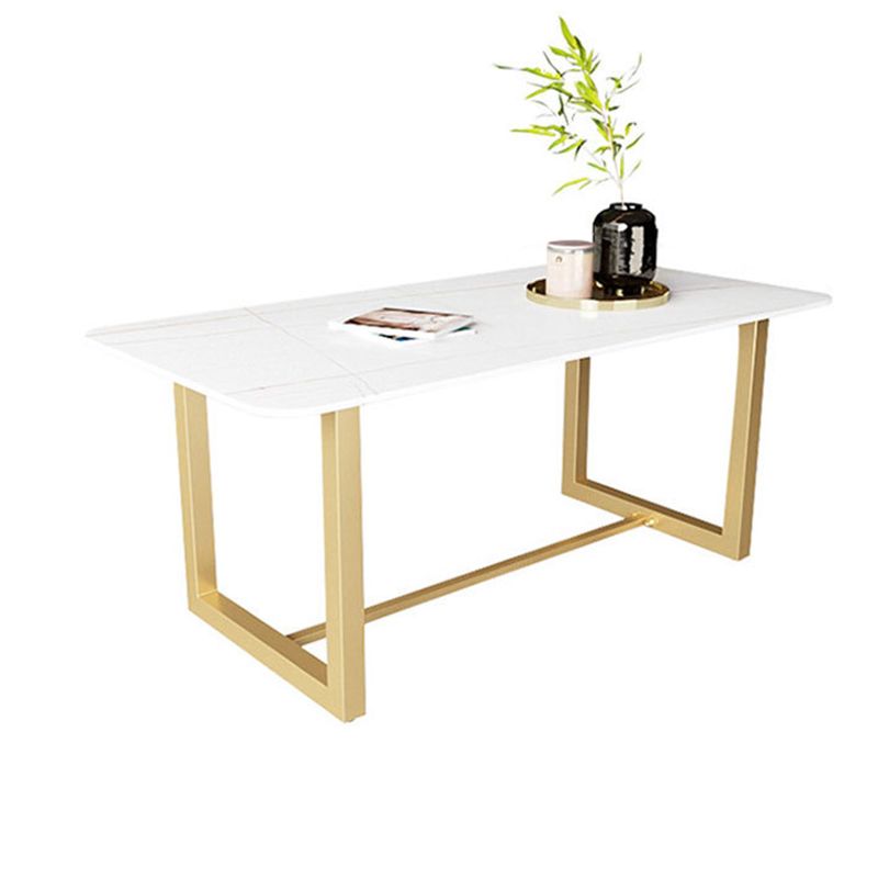 Glam Stone Dining Table Set pour la maison 1/2/5/7 pièces