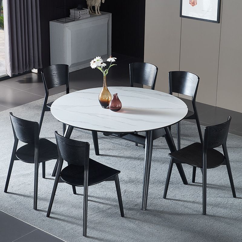 Industrial Style Solid Wood Side Chair Black Open Back Dining Side Chair Clearhalo ' kitchen&dining_furn' 'Dining Chairs' 'Dining Tables & Seating' 'dining_chair' 'furn' 'furn_dining_chair' 'Furniture' 'furniture_dining_chair' 'Kitchen & Dining Furniture' 'kitchen' 1200x1200_803ce7e6-2e9a-4914-ac35-3040d0cbc24f