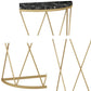 Tavolo della console in marmo glam tavolo da divano console resistente alle macchie per la sala
