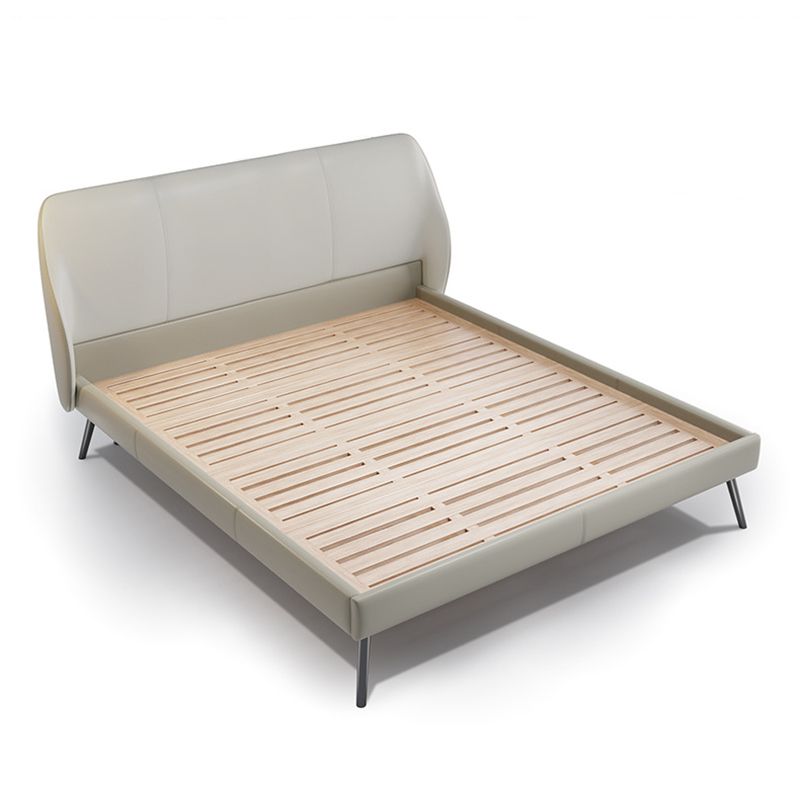 Pine Wood and Beech Slat Bed Foam Panel Modern Standard Bed Upholstered Headboard Clearhalo 'Bedroom Furniture' 'Beds' 'furn' 'furn_beds' 'Furniture' 1200x1200_80404fb3-749c-41fb-9ae7-3981fd95dc4c