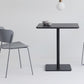 Metal Industrial Square Dining Table Wood Top Table with Pedestal Clearhalo 'Dining Tables & Seating' 'Dining Tables' 'dining_table' 'furn' 'furn_dining_table' 'Furniture' 'furniture_dining_table' 'Kitchen & Dining Furniture' 'kitchen' 'kitchen_dining_table' 1200x1200_8043bef3-1d92-4dc8-a353-c41cdb6f45ef