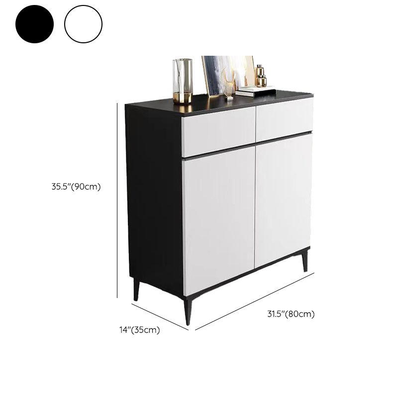 Server in legno ingegnerizzato moderno moderno moderno con scaffalatura regolabile