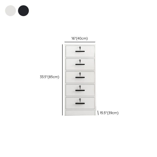 Archivo de archivos de metal moderno Archivo vertical para la oficina en casa