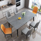 Sintered Stone Home Dining Table Modern Rectangle Table with 4 Legs