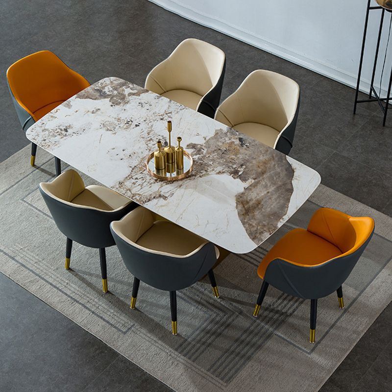 Industrial Arm Chair Solid Back Dining Room Chair for Kitchen Clearhalo 'Dining Chairs' 'Dining Tables & Seating' 'dining_chair' 'furn' 'furn_dining_chair' 'Furniture' 'Kitchen & Dining Furniture' 1200x1200_8048933d-9e1f-49b2-9417-0176c0308e38