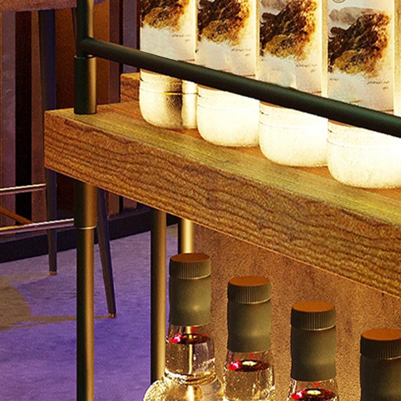 Pastel de vino de metal moderno con estante de soporte de vino de piso de estante para restaurantes