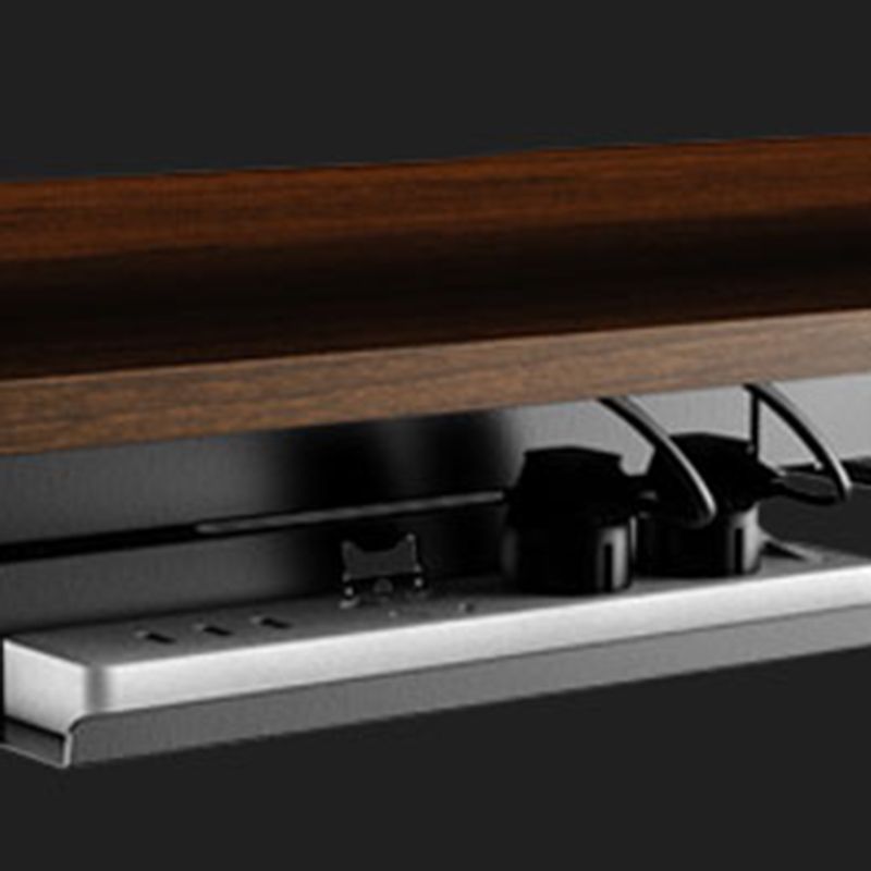 Escritorio de pie de casa contemporáneo escritorio de madera de pie ajustable