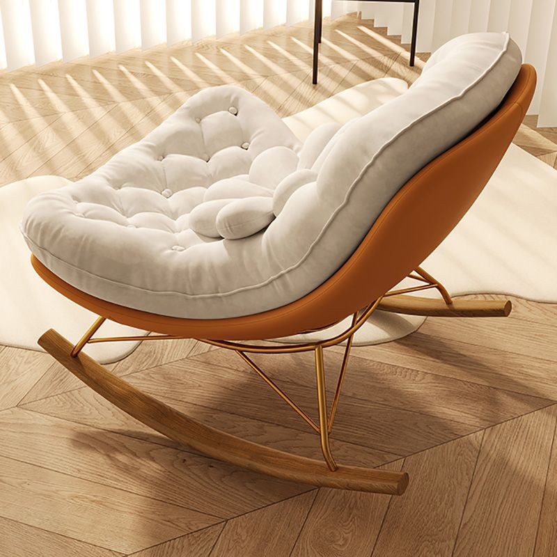Contemporary Leisure Light Luxury Chaise Rocking Chair Lounge Lazy Chair Clearhalo 'Chairs & Seating' 'furn' 'furn_rocking_chairs' 'Furniture' 'Living Room Furniture' 'Rocking Chairs' 'rocking_chairs' 1200x1200_804c82f0-22b1-443d-ba43-8857a96946f1