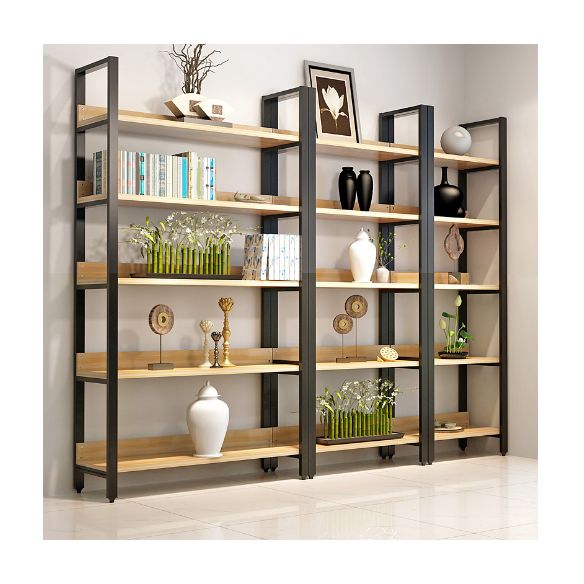 Modern Engineered Bookcase Natural Etagere Bookshelf for Any Room