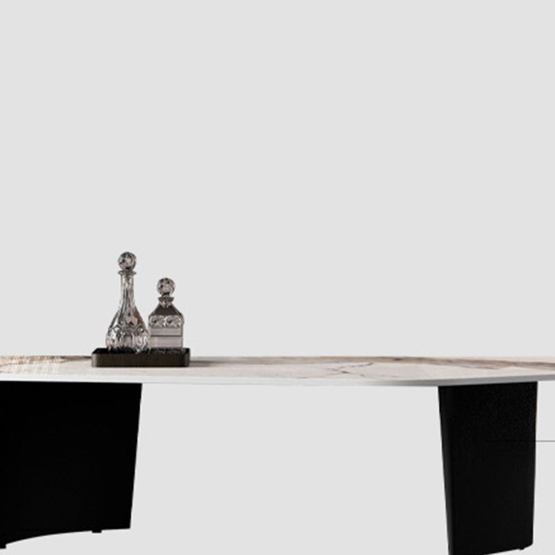 Contemporary Slate Coffee Table Single Free Form Coffee Table