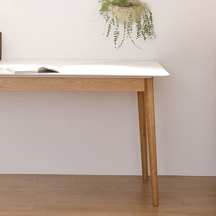 Contemporary White Rectangle Shape Table Sintered Stone Standard Dining Table for Kitchen Clearhalo ' dining_table' 'Dining Tables & Seating' 'Dining Tables' 'furn' 'furn_dining_table' 'Furniture' 'furniture_dining_table' 'Kitchen & Dining Furniture' 'kitchen&dining_furn' 'kitchen' 'kitchen_dining_table' 1200x1200_80517183-2a0b-46e0-b1f3-ab1b75729334