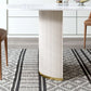Luxury White Tone Dining Table Sintered Stone Table with Double Pedestal Clearhalo ' dining_table' 'Dining Tables & Seating' 'Dining Tables' 'furn' 'furn_dining_table' 'Furniture' 'furniture_dining_table' 'Kitchen & Dining Furniture' 'kitchen&dining_furn' 'kitchen' 'kitchen_dining_table' 1200x1200_805266f5-119f-4b8d-8eea-b8921c344eb9