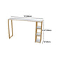 1/3 Pieces Luxurious Rectangular Bar Table Set Artificial Marble Top Pub Table Set