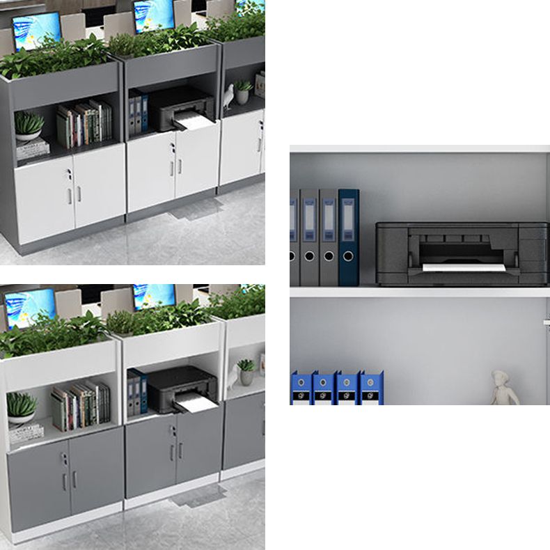 Archivo de madera de archivos verticales modernos de mediados de siglo para la oficina en casa