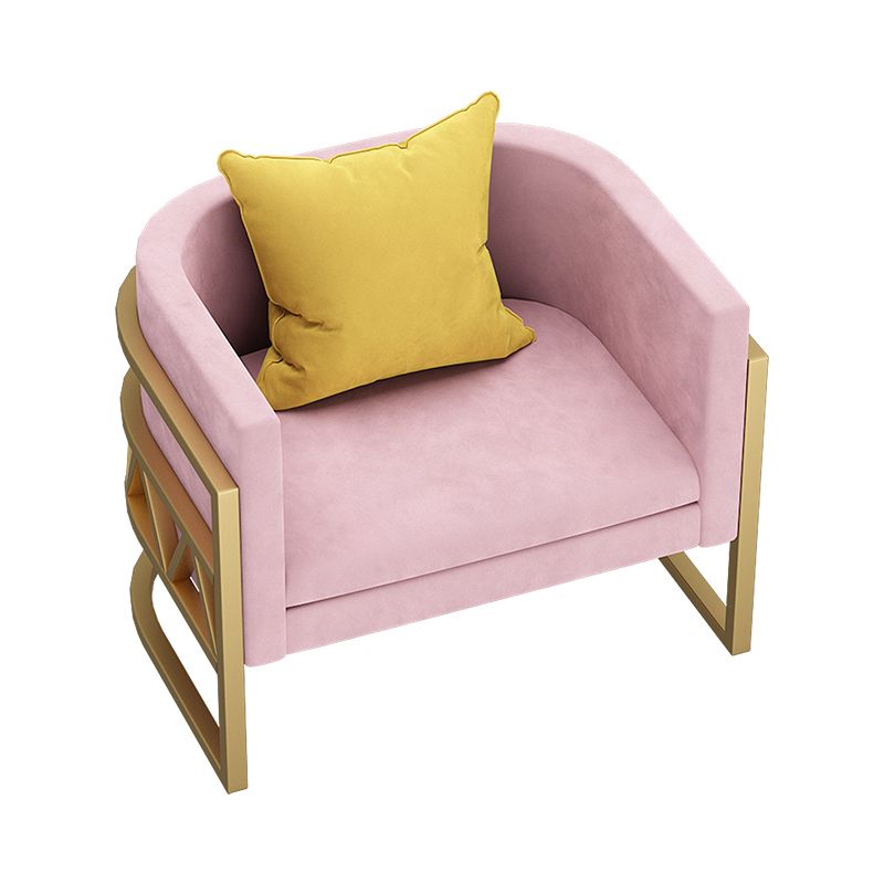 24.40" W x 29.52" H Velvet Tuxedo Arm Sofa Contemporary Standard Sofa Clearhalo 'furn' 'furn_sofas' 'Furniture' 'Living Room Furniture' 'Sofa' 'sofas' 1200x1200_80569803-09cc-48a2-b9be-18a49058bd6a