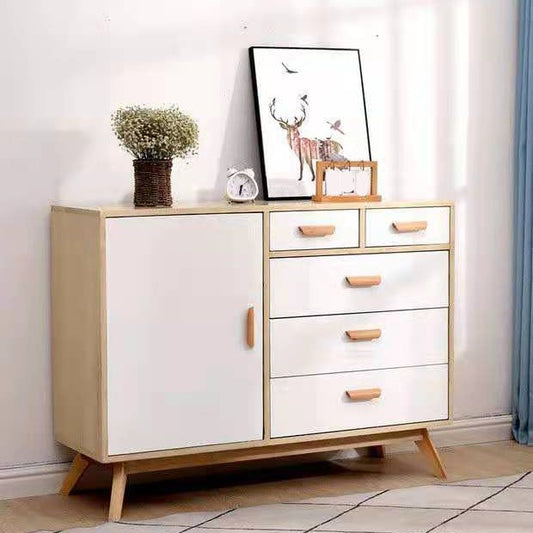 Tavolo a buffet in legno massiccio con cassetti Dining Server contemporaneo