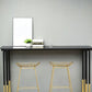 Stone Top Bar Table Traditional Luxury Rectangle Bar Table with Sled Base in Gold Clearhalo 'Bar Furniture' 'Bar Tables' 'bar_tables' 'furn' 'furn_bar_tables' 'Furniture' 'furniture_bar_tables' 'Kitchen & Dining Furniture' 1200x1200_805a744a-3aff-40d1-aeb4-b6883e2c15cc