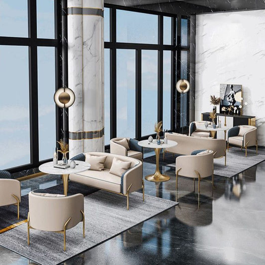 モダンスタイルの焼結ストーンダイニングテーブルセットホワイト1/2/4/5ピース自宅で使用するためのダイニングセット