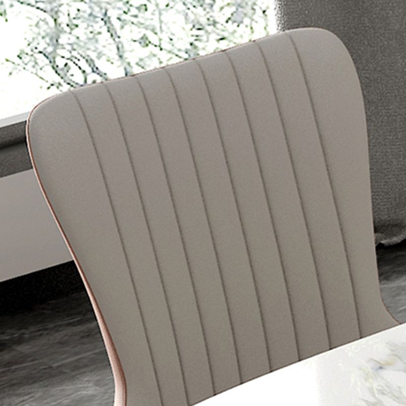 Glam 1/4/5/7 Pieces Rectangle Dinette Set with Sintered Stone Scalable Dining Table Set Clearhalo 'Dining Room Sets' 'Dining Tables & Seating' 'dining_room_set' 'furn' 'furn_dining_room_set' 'Furniture' 'furniture_dining_room_set' 'Kitchen & Dining Furniture' 1200x1200_805b4796-4ff2-4985-a1d2-8b76fa2d9227