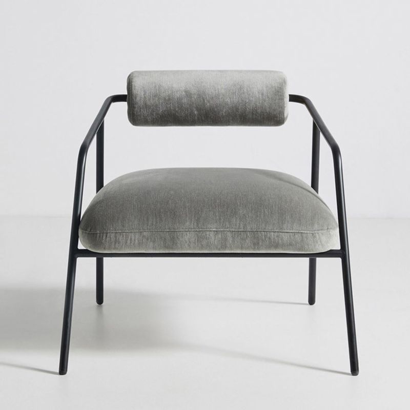 Solid Color Side Chair Sloped Arms Include Chair for Living Room Clearhalo 'Accent Chairs' 'accent_chairs' 'Chairs & Seating' 'furn' 'furn_accent_chairs' 'Furniture' 'Living Room Furniture' 1200x1200_805b532a-e145-4ec6-b838-c87572e48d83