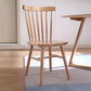 Contemporary Slat Back Dining Chair Wood Dining Armless Side Chair