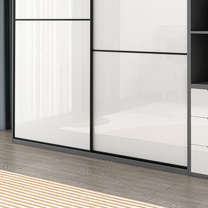 Guardaroba in stile moderno color armadio in legno per la casa