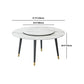 Glam Iron Dinette Set 1/4/5/6/7 Pieces Round White Sintered Stone Top Dining Table Set Clearhalo 'Dining Room Sets' 'Dining Tables & Seating' 'dining_room_set' 'furn' 'furn_dining_room_set' 'Furniture' 'Kitchen & Dining Furniture' 1200x1200_805d924b-b292-40ac-b914-050aa12ee51f