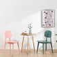 Modern Style Plastic Side Chair Open Back Dining Side Chair 17"x18"x30" Clearhalo 'Dining Chairs' 'Dining Tables & Seating' 'dining_chair' 'furn' 'furn_dining_chair' 'Furniture' 'furniture_dining_chair' 'Kitchen & Dining Furniture' 1200x1200_805db8c9-acf9-4b6d-9126-c9bd478c7e7d