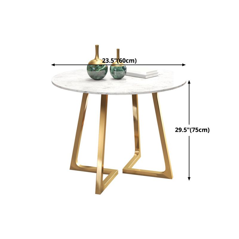 Sintered Stone Top Modern White Table for Restaurant Round Dining Table with Pedestal Base Clearhalo 'Dining Tables & Seating' 'Dining Tables' 'dining_table' 'furn' 'furn_dining_table' 'Furniture' 'furniture_dining_table' 'Kitchen & Dining Furniture' 'kitchen' 'kitchen_dining_table' 1200x1200_8060b984-bbce-4674-8a17-e2708eb851da