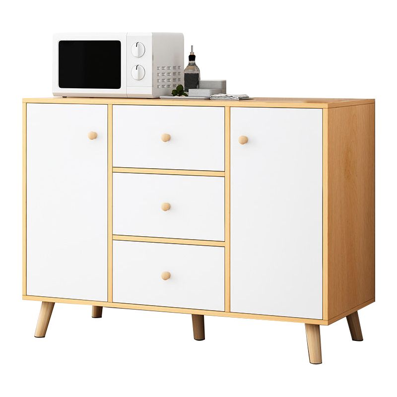 Sideboard ingegnerizzato in stile contemporaneo Sideboard in legno con mobile