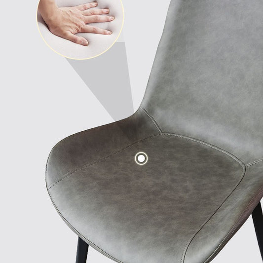 PU Leather Contemporary Restaurant Side Chair Parsons Multi-color Dining Chair Clearhalo ' kitchen&dining_furn' 'Dining Chairs' 'Dining Tables & Seating' 'dining_chair' 'furn' 'furn_dining_chair' 'Furniture' 'furniture_dining_chair' 'Kitchen & Dining Furniture' 'kitchen' 1200x1200_80653664-5b78-43f5-8a1b-3a4f81f3e767