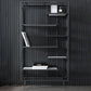 Libreria glam metal etagere scaffale per la sala di studio 70,9 "h x 11,8" w