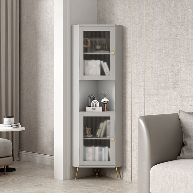 Glass 2 Doors Buffet Server Glam Style Kitchen Server for Living Room Clearhalo 'buffet_sideboard' 'Buffets & Sideboards' 'furn' 'furn_buffet_sideboard' 'Furniture' 'furniture_buffet_sideboard' 'Kitchen & Dining Furniture' 1200x1200_8067b1c0-f64e-4d54-998b-4c7b2ae9e1c7