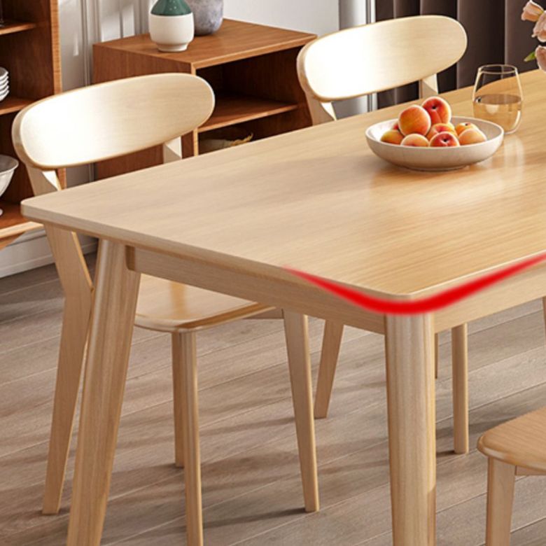Contemporary Solid Wood Rectangular Dining Table for Dining Hall Clearhalo 'Dining Tables & Seating' 'Dining Tables' 'dining_table' 'furn' 'furn_dining_table' 'Furniture' 'Kitchen & Dining Furniture' 1200x1200_8068c095-68fe-4702-920d-cd793ce2571d
