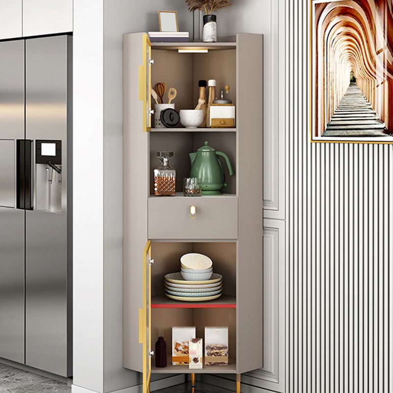 Modern Style Buffet Sideboard Stone Side Board with Cabinet and Drawer Clearhalo 'buffet_sideboard' 'Buffets & Sideboards' 'furn' 'furn_buffet_sideboard' 'Furniture' 'Kitchen & Dining Furniture' 1200x1200_8068f69a-9b50-403a-8e9a-d11c8c21a241