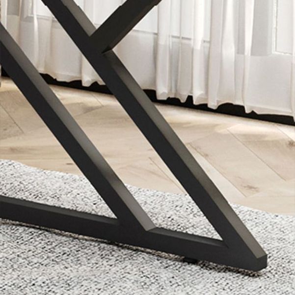 29.53" H Contemporary Office Desk Antique Finish Computer Desk with Metal Legs Clearhalo 'furn' 'furn_office_desk' 'Furniture' 'Office Desks' 'Office Furniture' 'office_desk' 1200x1200_806b8059-79a0-4a27-a643-f05380cc37e9