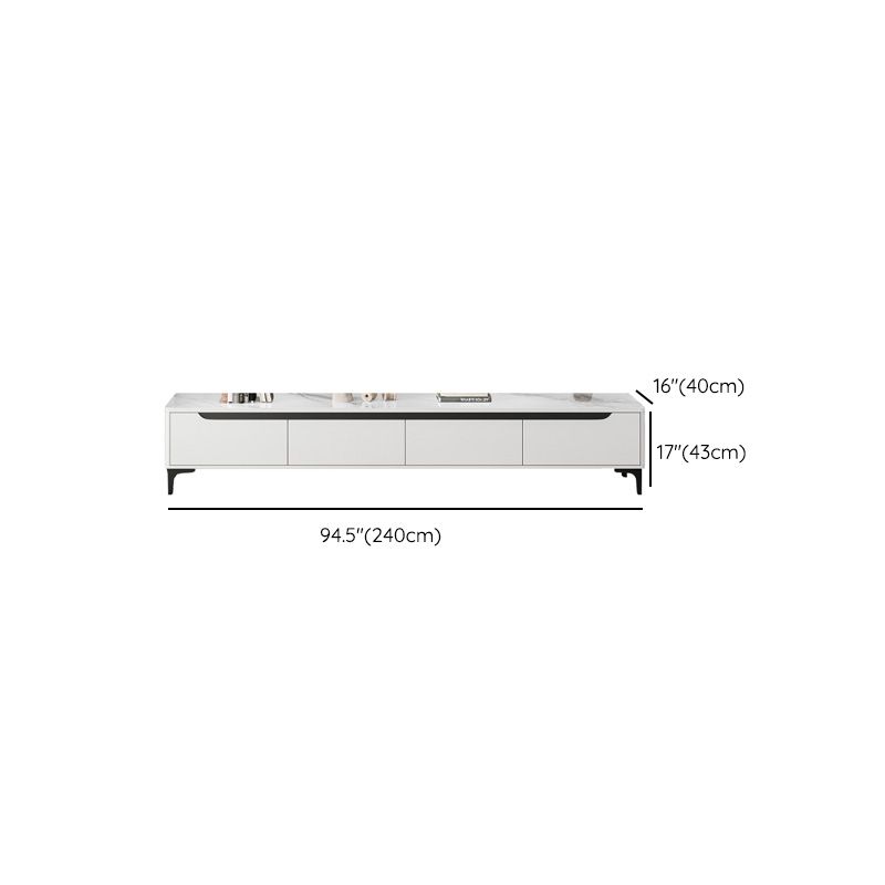 Contemporary TV Stand Console Stone Media Console for Living Room Clearhalo 'furn' 'furn_tv_stands_entertainment_centers' 'Furniture' 'Living Room Furniture' 'TV Stands & Entertainment Centers' 'TV Stands & Media Storage Furniture' 'tv_stands_entertainment_centers' 1200x1200_806d6507-c67d-47cc-a008-39ad5dd8b1b9