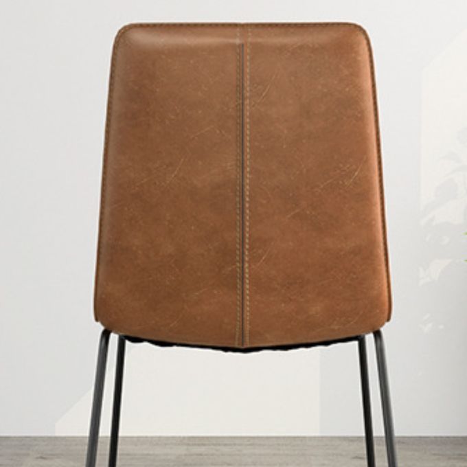 Industriële keuken eetstoel stoel faux lederen parsons stoel