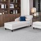 Wood One Armed Contemporary Chaise Rolled Arms with Legs for Living Room Clearhalo 'Chairs & Seating' 'Chaise Lounge' 'chaise_lounge' 'furn' 'furn_chaise_lounge' 'Furniture' 'Living Room Furniture' 1200x1200_806f334c-b4e7-4184-bc44-29c6ae9b7504