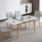 Modern Sintered Stone Top Standard Dining Set Rectangle White Dining Set for Kitchen Clearhalo 'Dining Room Sets' 'Dining Tables & Seating' 'dining_room_set' 'furn' 'furn_dining_room_set' 'Furniture' 'furniture_dining_room_set' 'Kitchen & Dining Furniture' 'kitchen&dining_furn' 'kitchen' 1200x1200_80714a0d-1737-4772-b083-68fdf7cebe7a