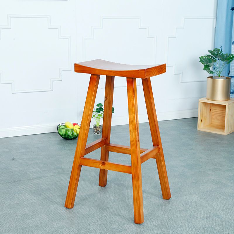 Industrial Solid Wood Bar Stool Backless Counter Stool for Outdoor Clearhalo 'Bar Furniture' 'Bar Stools' 'bar_stools' 'furn' 'furn_bar_stools' 'Furniture' 'Kitchen & Dining Furniture' 1200x1200_8073243c-c061-403d-ae9f-19299087ebfc