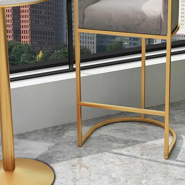 Sintered Stone Bar Table Set 1/2/3/4/7 Pieces Luxury Bar Table and Stools with Footrest Clearhalo 'Bar Furniture' 'furn' 'furn_home_bar_bar_sets' 'Furniture' 'Home Bars & Bar Sets' 'home_bar_bar_sets' 'Kitchen & Dining Furniture' 1200x1200_8073be6c-9a1f-4d16-ba68-1ca5deadb222