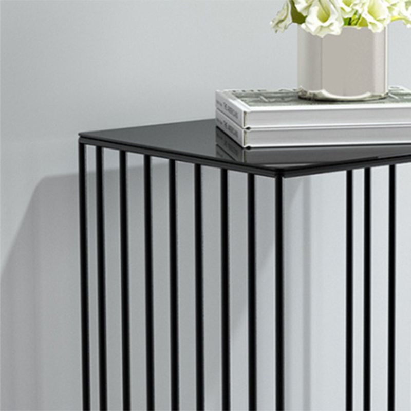 Mid-Century Metal Frame Rectangular Metal Wrap Living Room Side Table Clearhalo 'Coffee & Accent Tables' 'End & Side Tables' 'end_side_tables' 'furn' 'furn_end_side_tables' 'Furniture' 'Living Room Furniture' 1200x1200_807929de-0b06-44f9-9afa-a78c8926b847