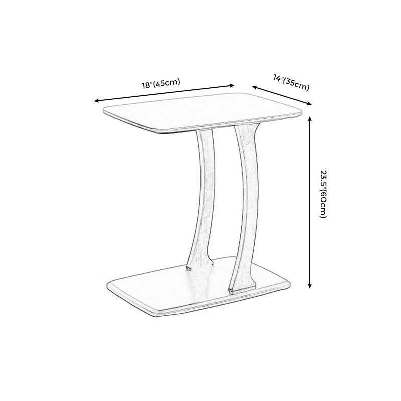 Industrial Brown 23.6" H x 15.7" W x 23.6" D Sofa Side Accent Table Clearhalo 'Coffee & Accent Tables' 'End & Side Tables' 'end_side_table' 'end_side_tables' 'furn' 'furn_end_side_tables' 'Furniture' 'furniture_end_side_table' 'Living Room Furniture' 1200x1200_80799024-203b-499a-a255-8556483f1f88